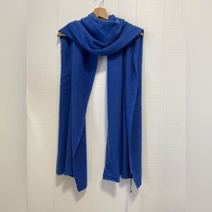 White + Warren Admiral Blue Cashmere Scarf 19486